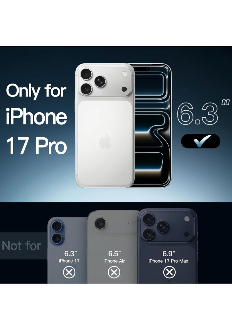 غطاء آيفون 17 برو بلمسة ناعمة وحماية كاملة للجسم لآيفون 17 برو، غطاء مقاوم للخدوش والصدمات مع بطانة من الألياف الدقيقة لآيفون 17 برو - Image 2